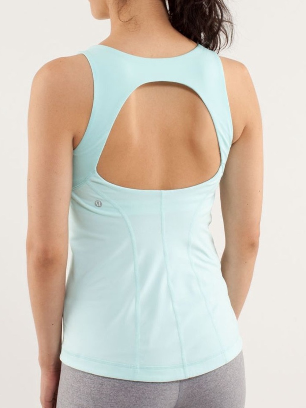 lululemon athletica Swank Open Back Tank in Aquamarine - size 8